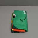 Kids Beach Towel Kids Bath Towel with Hood for boy Girls(3-10 Years) Soft & Absorbent Hooded Swim Pool Bath Towel Cute Cartoon Cotton Hooded Poncho Towels Bathrobe 30 x 50 (Orange)