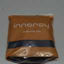 INNERSY Women's Cotton Bikini Underwear High Cut Lace Hipster Panties 4-Pack (Medium, Black)