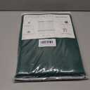 KEQIAOSUOCAI Dark Green Pinch Pleated Blackout Curtains for Small Windows - Thermal Insulated Christmas Green Curtain Drapes with Hooks40 x 45 Inches Long-2 Panels Set