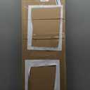 PVC Slide-On Door Bottom | Adjustable Plastic Weatherstrip Door Bottom with Drip Cap | 3 Feet (36-Inch) | for 1 3/4 Doors | White | Fits Gaps 3/8 to 7/8 | Made in The USA