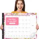 Gannyfer Desk Calendar 2026-2027 - 18 Month Large Desk Calendar 2026, Use Now to Jun 2027, 22" x 17" Desktop Pad Calendar, Office Supplies Perfect for Planning and Organizing In Your Home, School or Office