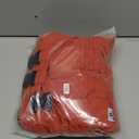 Warm Dog Coat Double Layers Dog Vest, 4 Legs Covered Windproof Waterproof Reflective, Orange 3XL (3XL (back 22"))