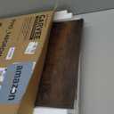 GAOMON Side Table, 2-Tier End Table with Lower Shelf for Living Room, Small Square Nightstand, Sofa Table for Small Spaces, Living Room, Bedroom, Entryway, Farmhouse, Easy Assembly, Rustic Brown