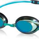 Speedo Unisex-Adult Swim Goggles Mirrored Vanquisher 2.0 (Black/Jade/Emerald Diamond)