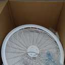 Lasko Oscillating Pedestal Fan - Lasko Fan with Adjustable Height and 3 Cooling Speeds, Portable, 18", White, 1820