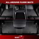 Wayhigh Floor Mats & Cargo Liner for Mazda CX-50 Hybrid 2025 2026, All Weather TPE Car Mats Waterproof Heavy Duty Floor Liners, Floor Mat Custom Fit for CX50 Accessories