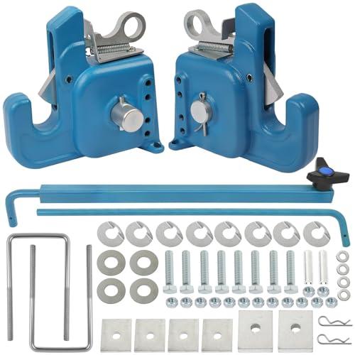 Orceed Quick Hitch System, Fit for Category 2 Tractors, Plough, Harrow, Cultivator, Seeder, lrrigation System, Fertilizer Spreader, Sprayer, Mowers, Bush Hogs, OE 102ST (Blue)