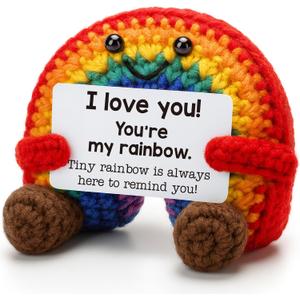 Mothers Day Birthday Gifts for Gay Lesbian LGBTQ+ Pride Month Graduation Gifts for Partner I Love You Gift for Wedding Anniversary Long Distance Gay Boyfriend Lesbian Girlfriend Handmade Rainbow Gift