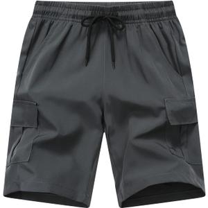 Baby Boys Lightweight Cargo Shorts Toddler Quick Dry Pull-On Hiking Shorts for Sports Outdoor with Pockets