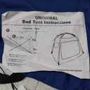 Bed Tent for Indoor Portable Light Reducing Twin Size Canopy Tents Breathable Lightweight Private Space for Bed(Blue)