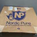 Nordic Pure 20x20x5 (Actual Size: 19 5/8 x 19 7/8 x 4 3/8) Honeywell Replacement Furnace Filters MERV 12 Plus Carbon 1 Pack