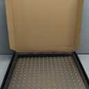 Square Rain Shower Head, High Flow Stainless Steel,Work with any decorative styleAll Metal Rainfall Shower Head (Brushed Nickel, 16)