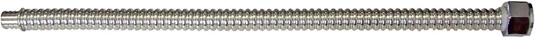 FTWC-S34-24F 24" Corrugated Connector for Water Heater with 3/4" Fip and 3/4" Pex Ends, Stainless Steel