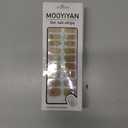 10 x Gloss Nail Strips|Uv Free|22 Pcs,Gel Nail Stickers|Long Lasting Two Weeks and Easy to Apply&Remove|Golden Spot