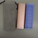 Vaydeer Metal Travel Pill Organizer  Compact Weekly Pill Box for Daily Medication  Portable Small Pill Case for Vitamins, Pills & Supplements (Rose Gold)