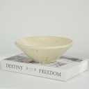 Decorative Bowl-Concrete Fruit Bowl for Kitchen Counter,Modern Key Bowl for Entryway,Small Candy Bowl,Dining Table Coffee Table Room Decor (Beige, 7")