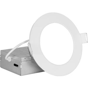 REL Selectable 4 in. White Remodel LED Downlight Kit (REL41120SRDWH)