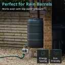 QUOBAS 2 Pack Low Pressure Water Timer, Programmable Sprinkler Timer with Brass Inlet & Outlet for Rain Barrel, Garden Hose, with Ball Valve & Waterproof Screen, Rain Delay/Manual/Auto Modes