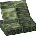 Drydiet 10 Sheets Tile Peel and Stick Backsplash 11.43 x 9 3D Wall Kitchen Stick on Tiles for Kitchen Marble Tiles (Green)