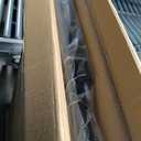 No Pawblems 55.1" Extra Tall Pet Gate for Cat/Dog, 29.9-44.4" Wide Auto Close Tall Cat Gate, NO Drilling Pressure Mounted for Doorways/Hallways, 1.37" Narrow Bar Spacing, Black