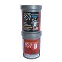 PC Products PC-7 Epoxy Adhesive Paste, Two-Part Heavy Duty, 1lb in Two Cans, Charcoal Gray 167779