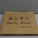 FENNIO Vanity Mirror with Lights 14"×12" Makeup Mirror with Lights, Lighted Vanity Mirror Tabletop, Smart Touch with 3-Color Lighting, Dimmable, for Vanity Desk Tabletop