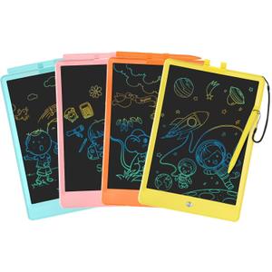 PYTTUR 2 Pack LCD Writing Tablet for Kids 10 Inch Reusable Drawing Tablets for Kids Colorful Writing Board Electronic Drawing Board Educational and Learning Toys for 2-4 Year Old Boys