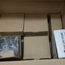 Estmoon Privacy Door Lock, 10 Pack Matte Black Keyless Door Handles Interior Heavy Duty Bed and Bath Door Lever Set, Reversible for Left/Right Handed Doors