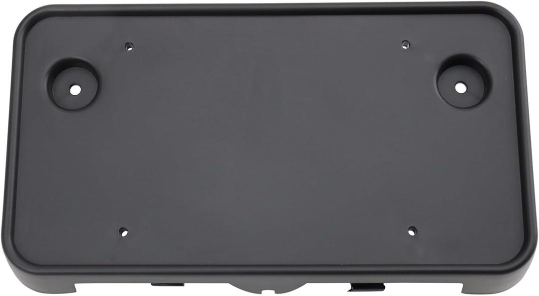 TRQ License Plate Bracket Black Compatible with 2003-2011 Lincoln Town Car FO1068117