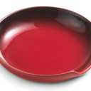 Spoon Rest for Stove Top Spatula Holder for Kitchen Counter Cute Cooking Utensil Rest for Spoons, Ladles, Tongs, Farmhouse Decor for Christmas, Red