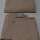 Beige Bed Set Bed Cover 100 In X 90 In. Two Pillow Cases Size 40 In X 24 In