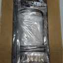 Xstydes 6-Tier Over The Door Towel Rack,Towel Racks for Bathroom, Metal Towel Holder with Storage Basket,Towel Storage for Small Bathroom,Towel Rack for Rolled Towels,Black, TM-6B