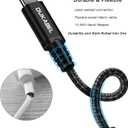 DUKABEL Type C to Aux Adapter, 2PACK USB-C to Audio Jack with Upgraded DAC Chip for Samsung Galaxy S22 S21 S20 Ultra S20+ Note 20 Google Pixel 6 Pro/5/4/3/2 OnePlus 7T and More