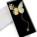 Butterfly Bookmarks for Women,Cute Funny Metal Bookmark,Unique Gifts Book Markers for Women Book Lovers,Teacher Appreciation Gifts,Valentine Mother's Day Christmas New Year Birthday Gift