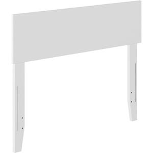 AFI Orlando Twin Size Headboard with Attachable Charger in White