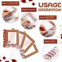 Junkin 24pcs Graduation Fans Custom Face Fans with Handle Double Sided Personalized Big Head Cutout on a Stick Class of 2026 Grad Photo Props Blank DIY Frame for Graduate Party Souvenirs(Maroon Red)
