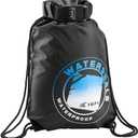 Lewis N. Clark WaterSeals Cinch Locking Backpack | Waterproof Drawstring Bag | Anti-Theft Combination Lock | For Men & Women | Black