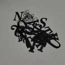 No Brand Black Letters