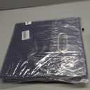 Navy Blue Fabric Storage Bins, Set of 3, 11x11x11, Foldable Cube Bins for Cloth or Accessory Storage