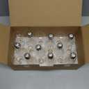 Hizashi Led Edison Bulbs Dimmable, 6W Equivalent 60W, 3000k Soft White, Vintage E26 Base Light Bulbs, 700LM, UL Listed, High CRI 95+ Eye Protection, Clear Glass, Pack of 18