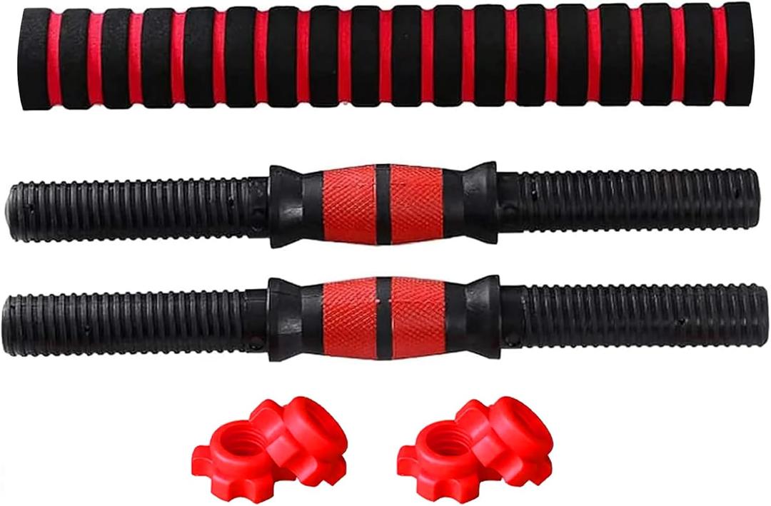 Dumbbell Bars Adjustable Dumbbell Weight Set Barbell Lifting - 2 x 15.74in Bars and 1 x 15.74in Connecting Rods for Gym Home