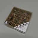 Primitives by Kathy 12161 Rustic Mini Ornament Set, Set of 12, Bee, 12 Count