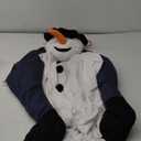 Ride On Snowman Mascot Costume Christmas Outfit Xmas Snowman Dress Adult