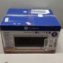 GE Compact Countertop Microwave Oven, 0.7 Cubic Ft., 700-watt Capacity, 6 Auto Cooking Settings, Child-Lock Technology, Dorm Room or Apartment, Stainless Steel