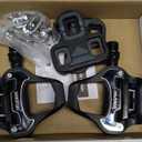 WOWSPORT Road Bike Pedals - Lightweight Clipless Pedals with Sealed Bearings & Nylon/Carbon Body | 9/16 Spindle, Compatible with 3-Bolt Cleats for Indoor & Road Cycling