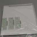 Photo Album Holds 3X5, 4X6, 5X7, 6X8, 8X10 Photos, Leather Cover, Magnetic Self-Stick Page, Handmade DIY Albums (White, Large)