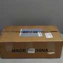 Vivihomety Utility Slim Storage Cart with Wheels, 4-Tier Narrow Rolling Organizer Shelf with Wood Top, Metal Storage Rack and Space-Saving Organizer for Bathroom, Kitchen, Laundry Room, Small Spaces (8.1 inch wide, Black)