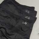 Women's High Waisted Underwear Postpartum Stretch Full Coverage Breathable Briefs 4 Packs Panties (3X-Large, Black)
