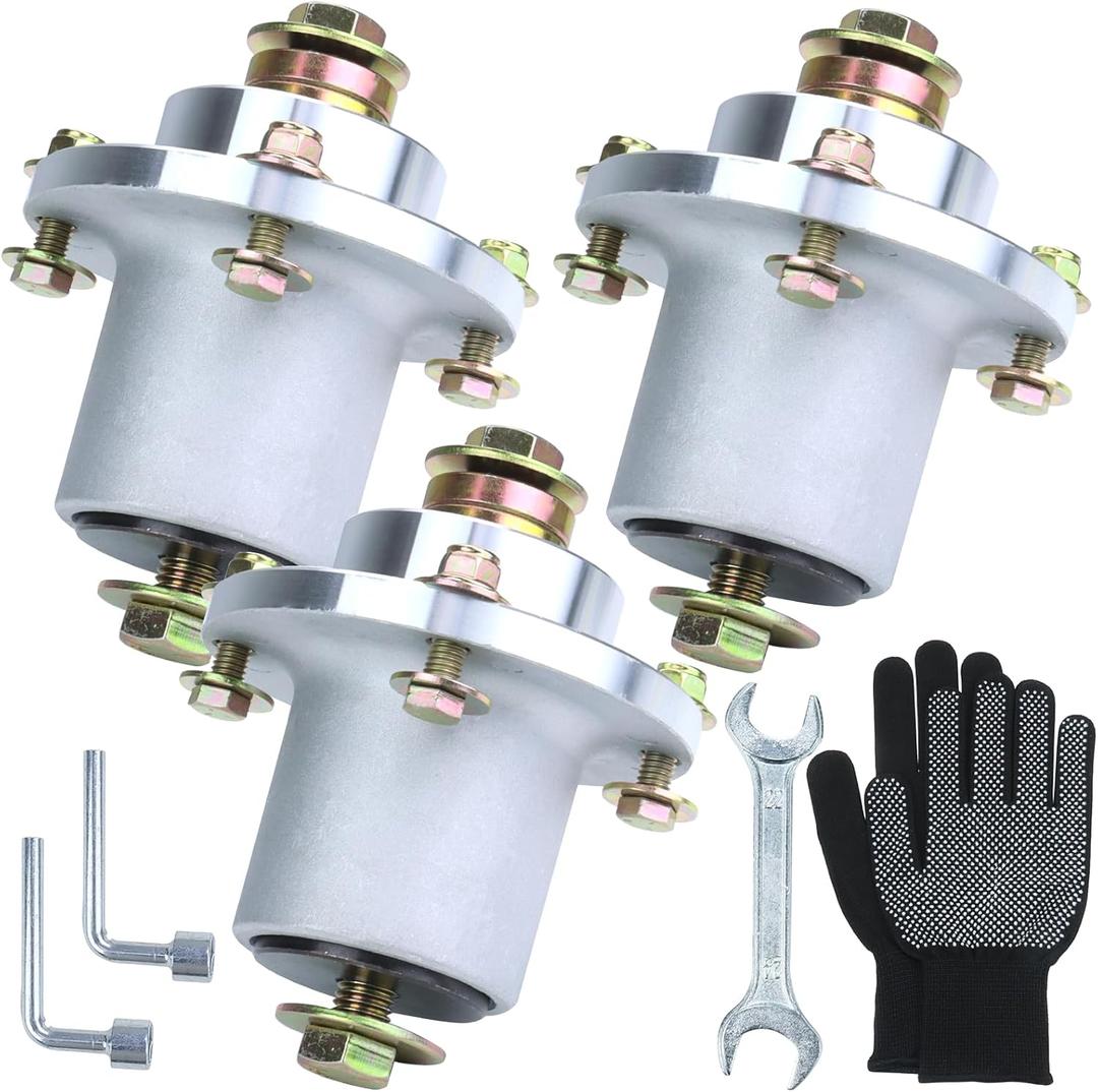 GELASKA 3 Pack 783506 Spindle Assembly Replaces Hustler 783506, 795757 for Hustler FasTrak 42" FasTrak 44'', FasTrak 48", Mini Z 36", Mini Z 42", Mini Z 44'', Mini Z 52'', TrimStar 36" 48" 52" Mowers (3x783506)