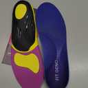 Arch Support Plantar Fasciitis Insoles: Fit Geno Orthotics Inserts for High Arch Pain Relief  Heavy Duty Shoe Inserts for Women & Men 220lbs+  for Work Boots & Sneakers (Women's 10-11 / Men's 8-9) (Orange)